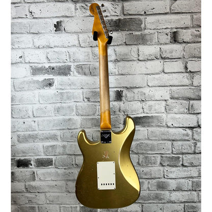 Fender Custom Shop Late 1962 Stratocaster Relic with Closet Classic Hardware, Rosewood Fingerboard, Aged Aztec Gold