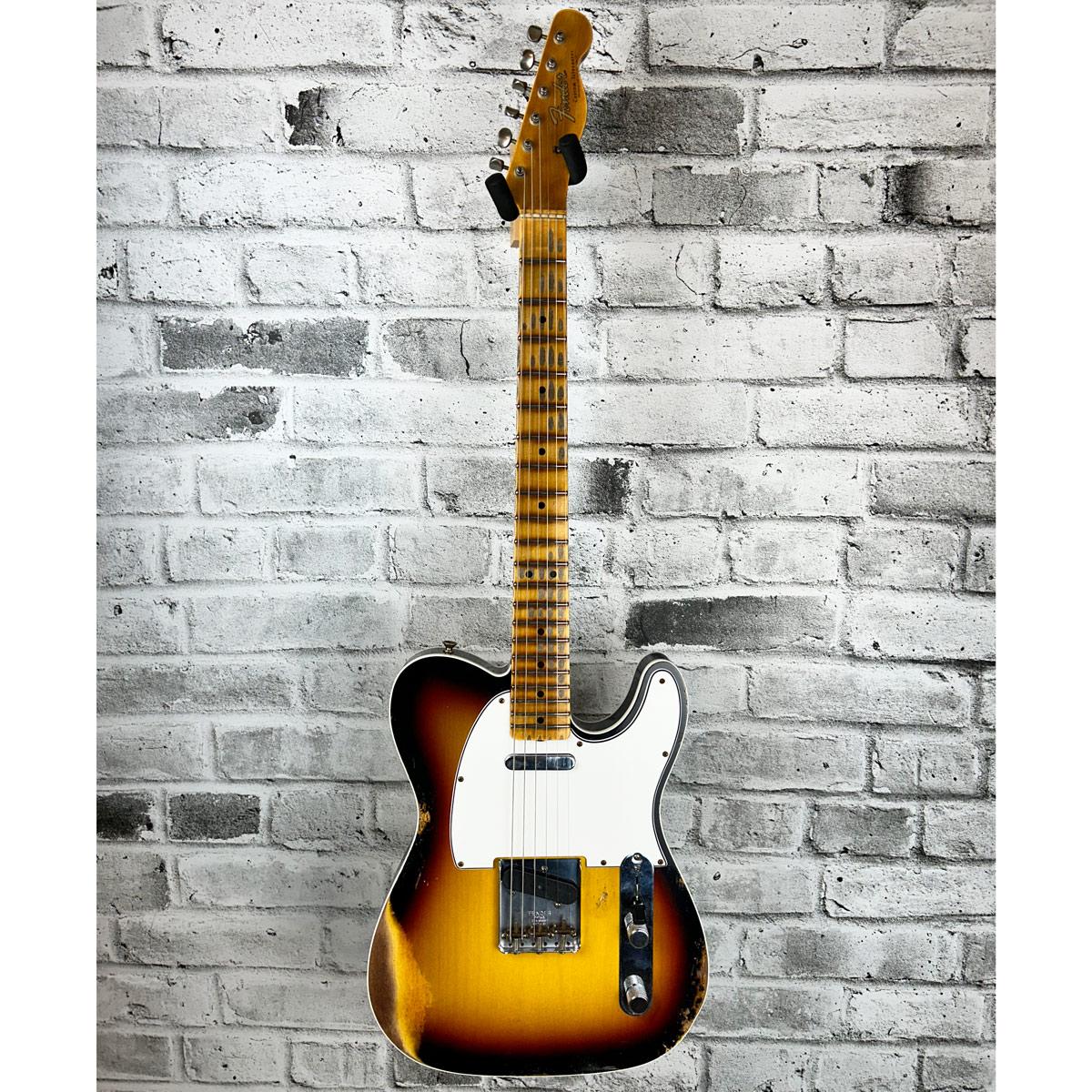 Fender Custom Shop 1965 Telecaster Custom Heavy Relic, Quartersawn Maple Neck, Faded 3-Color Sunburst