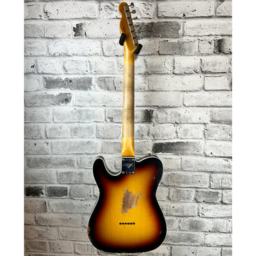 Fender Custom Shop 1965 Telecaster Custom Heavy Relic, Quartersawn Maple Neck, Faded 3-Color Sunburst