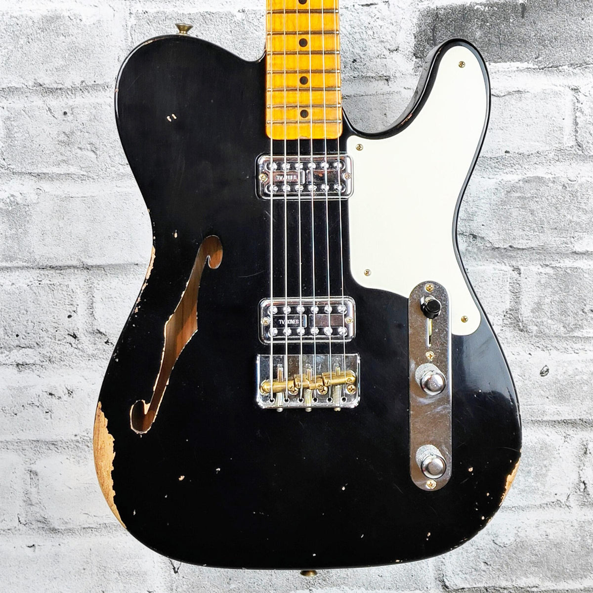 Fender Custom Shop Limited Edition Caballo Tono Ligero Relic, Maple Neck, Aged Black