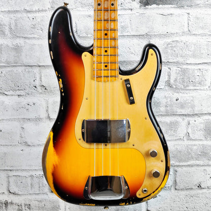 Fender Custom Shop '58 P Bass Heavy Relic, Maple Neck, 3-Color Sunburst