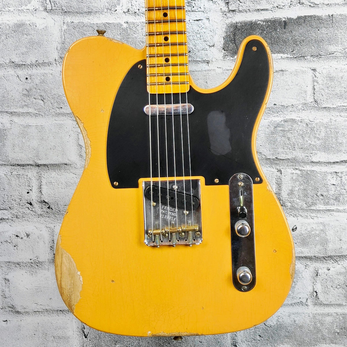 Fender Custom Shop '52 Telecaster Relic, Maple Neck, Aged Nocaster Blonde