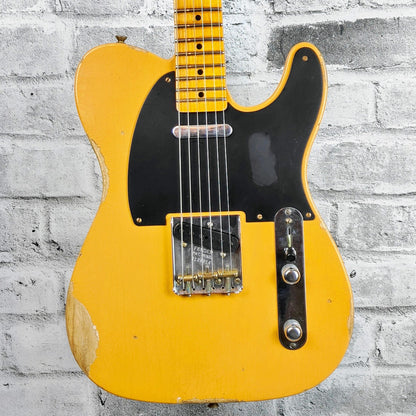 Fender Custom Shop '52 Telecaster Relic, Maple Neck, Aged Nocaster Blonde
