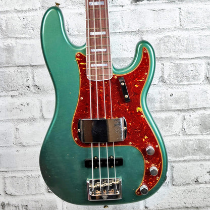 Fender Custom Shop Limited Edition - Limited Edition P Bass Special Journeyman Relic, Rosewood Fingerboard, Aged Sherwood Green Metallic