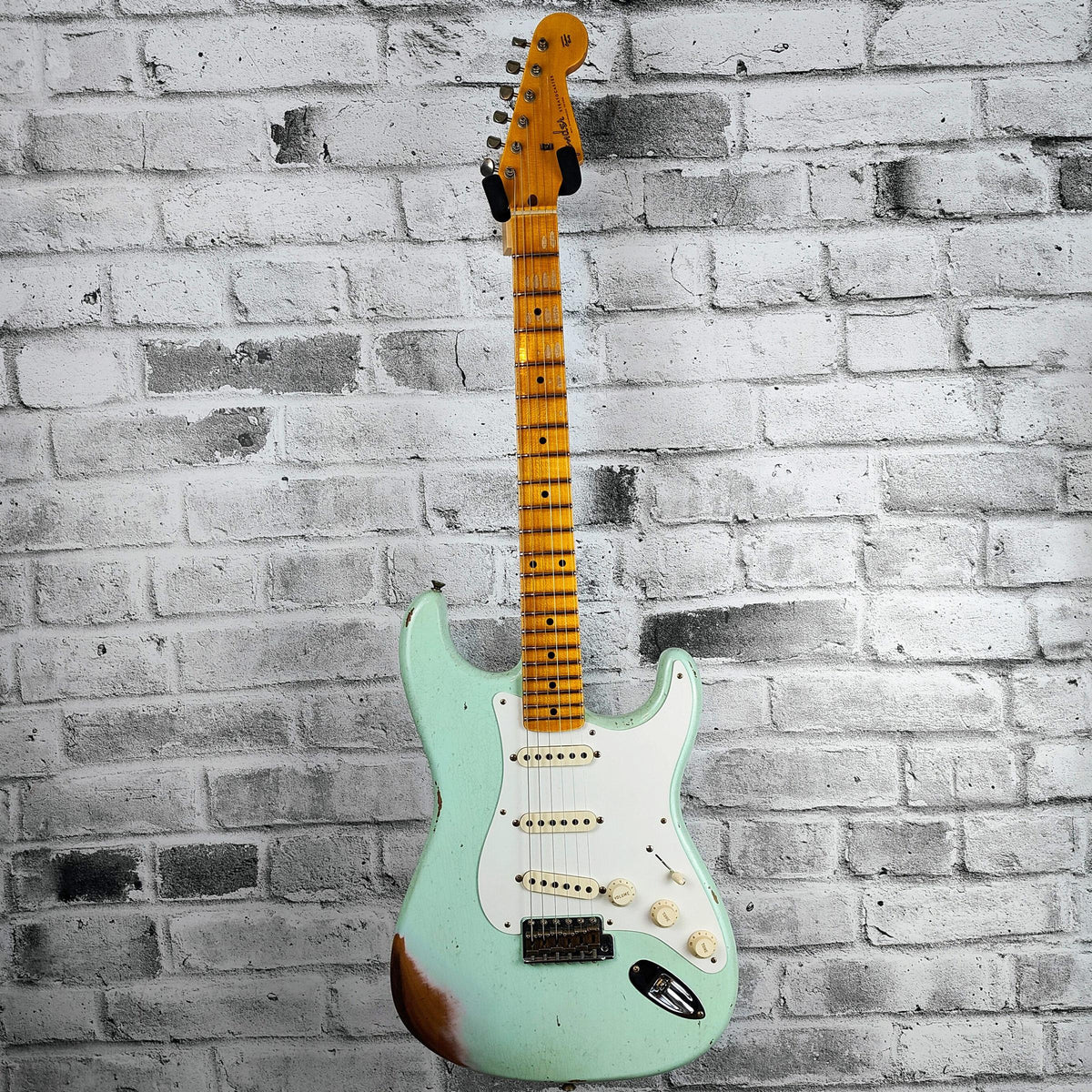 Fender Custom Shop '58 Strat Relic, Maple Neck, Super Faded Aged Surf Green