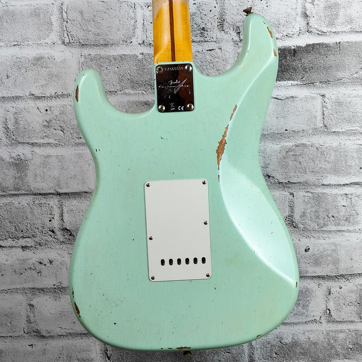Fender Custom Shop '58 Strat Relic, Maple Neck, Super Faded Aged Surf Green