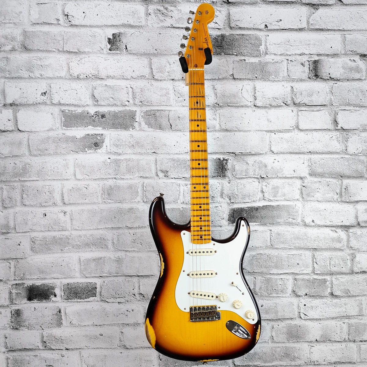 Fender Custom Shop '58 Strat Relic, Maple Neck, Faded Aged Chocolate 3-Color Sunburst