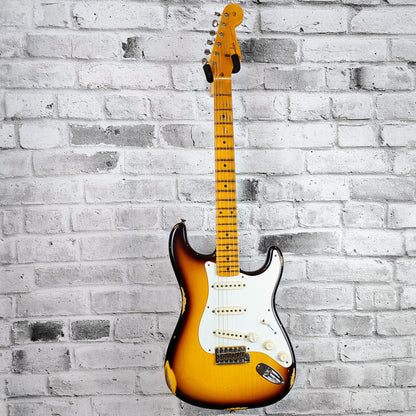 Fender Custom Shop '58 Strat Relic, Maple Neck, Faded Aged Chocolate 3-Color Sunburst