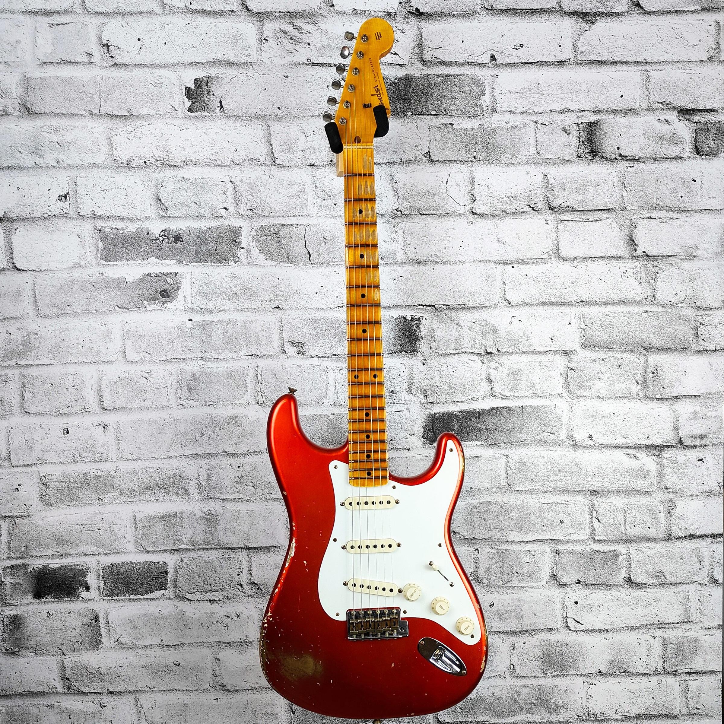 Fender Custom Shop '58 Strat Relic, Maple Neck, Faded Aged Candy Apple Red