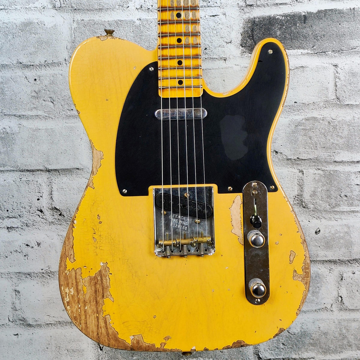 Fender Custom Shop '52 Telecaster Heavy Relic, Maple Neck, Aged Nocaster Blonde