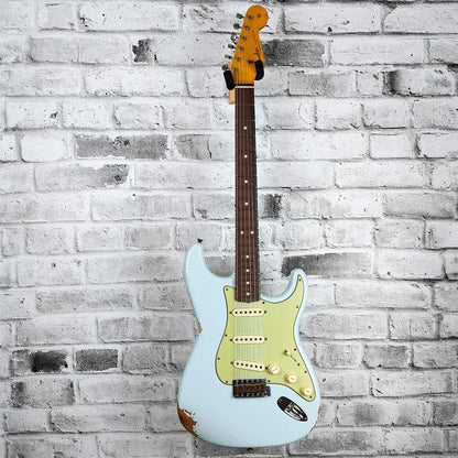 Fender Custom Shop Limited Edition ’63 Strat Heavy Relic, Faded Aged Sonic Blue