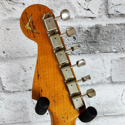 Fender Custom Shop Limited Edition Roasted ’61 Strat Super Heavy Relic, Flat-Lam Rosewood Fingerboard, Aged 3-Color Sunburst