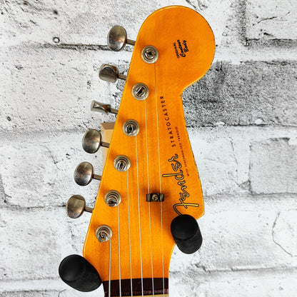 Fender Custom Shop '61 Strat Heavy Relic, Rosewood Fingerboard, Super Faded Aged Sonic Blue over 3-Color Sunburst