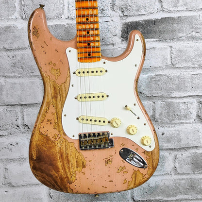 Fender Custom Shop Limited Edition Red Hot Stratocaster Super Heavy Relic, Dirty Shell Pink