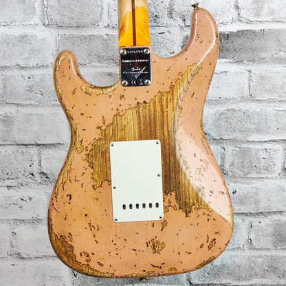 Fender Custom Shop Limited Edition Red Hot Stratocaster Super Heavy Relic, Dirty Shell Pink