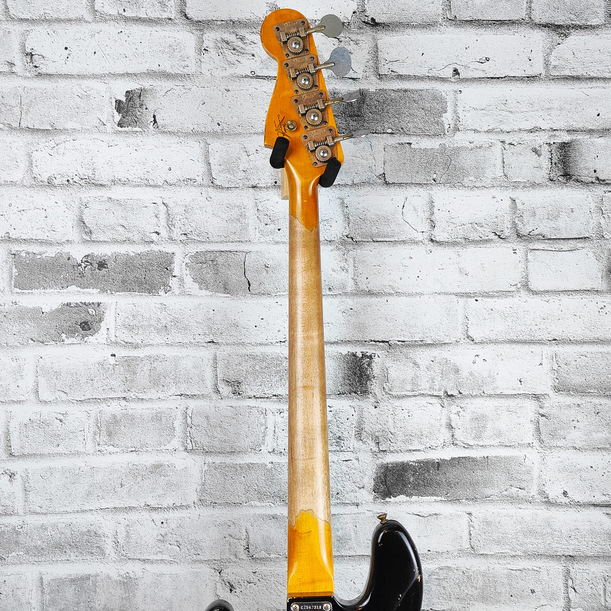 Fender Custom Shop Limited Edition Custom Jazz Bass Heavy Relic, Round-Lam Rosewood Fingerboard, Aged Black