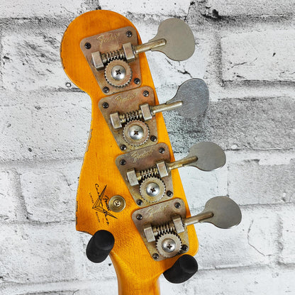 Fender Custom Shop Limited Edition Custom Jazz Bass Heavy Relic, Round-Lam Rosewood Fingerboard, Aged Black
