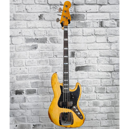 Fender Custom Shop Limited Edition - Limited Edition Custom Jazz Bass Heavy Relic, Round-Lam Rosewood Fingerboard, Aged Natural