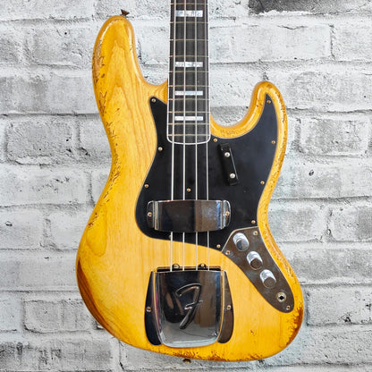 Fender Custom Shop Limited Edition - Limited Edition Custom Jazz Bass Heavy Relic, Round-Lam Rosewood Fingerboard, Aged Natural