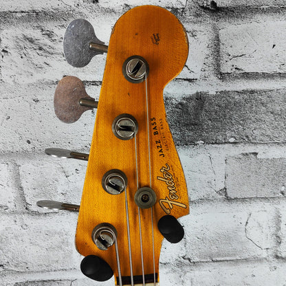 Fender Custom Shop Limited Edition Custom Jazz Bass Heavy Relic, Round-Lam Rosewood Fingerboard, Faded Aged 3-Color Sunburst