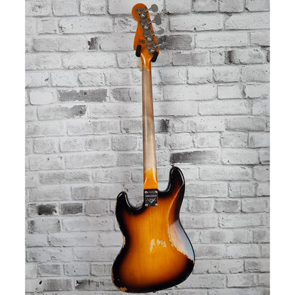 Fender Custom Shop Limited Edition Custom Jazz Bass Heavy Relic, Round-Lam Rosewood Fingerboard, Faded Aged 3-Color Sunburst