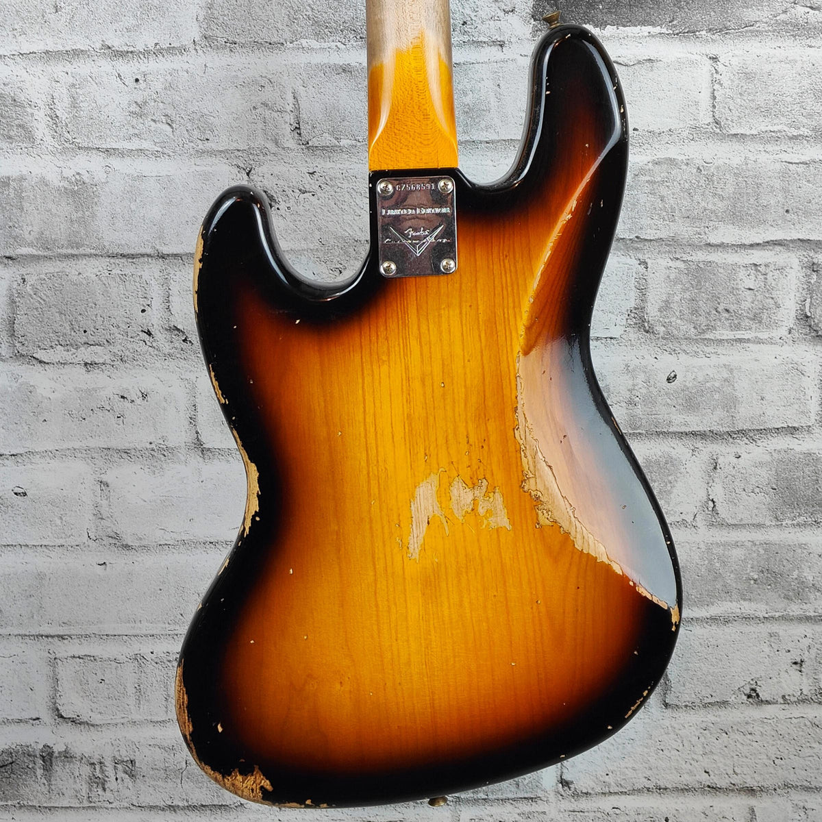 Fender Custom Shop Limited Edition Custom Jazz Bass Heavy Relic, Round-Lam Rosewood Fingerboard, Faded Aged 3-Color Sunburst
