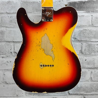 Fender Custom Shop 1960 Telecaster Custom Heavy Relic, Chocolate 3-Color Sunburst