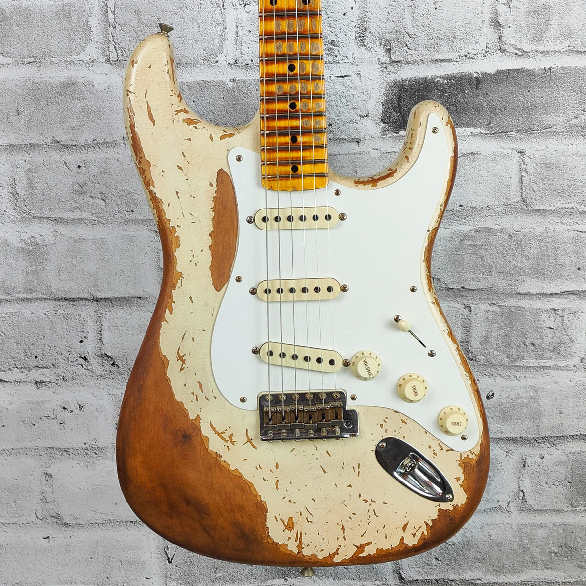 Fender Custom Shop Limited Edition 1956 Stratocaster Super Heavy Relic, Aged India Ivory