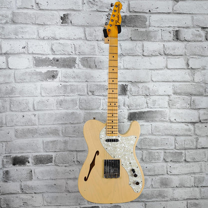 Fender Custom Shop 1968 Telecaster Thinline Journeyman Relic, Quartersawn Maple Neck, Aged Vintage Blonde