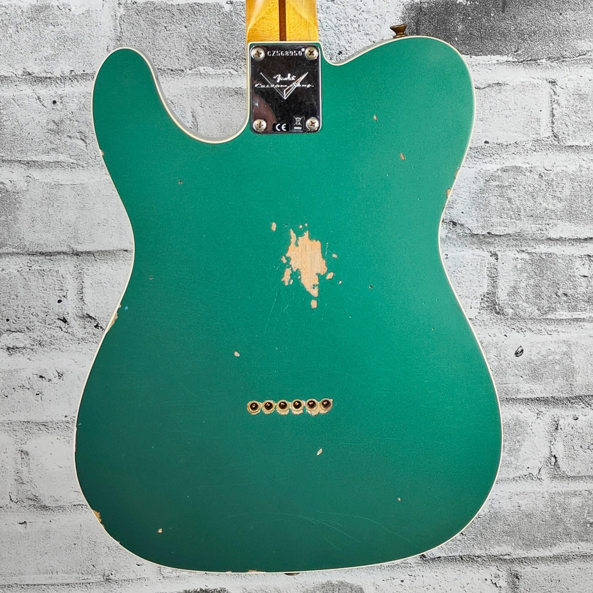 Fender Custom Shop '59 Tele Custom Relic, Maple Neck, Aged Sherwood Green Metallic
