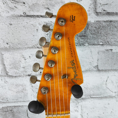 Fender Custom Shop Limited Edition Red Hot Strat Super Heavy Relic, Maple Fingerboard, Faded Aged Chocolate 3-Color Sunburst
