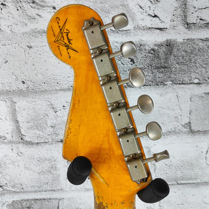 Fender Custom Shop Limited Edition Red Hot Strat Super Heavy Relic, Maple Fingerboard, Faded Aged Chocolate 3-Color Sunburst