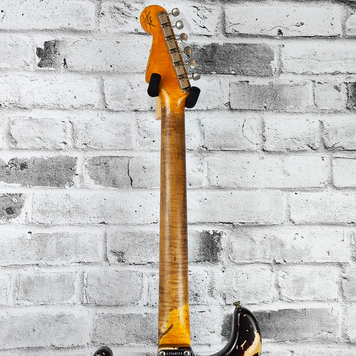 Fender Custom Shop Limited Edition Red Hot Strat Super Heavy Relic, Maple Fingerboard, Faded Aged Chocolate 3-Color Sunburst