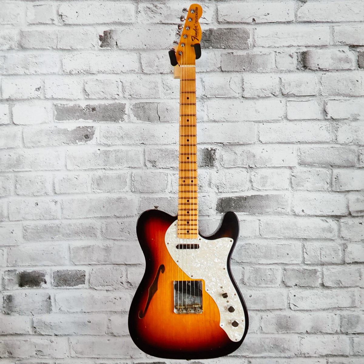Fender Custom Shop 1968 Telecaster Thinline Journeyman Relic, Quartersawn Maple Neck, 3-Color Sunburst