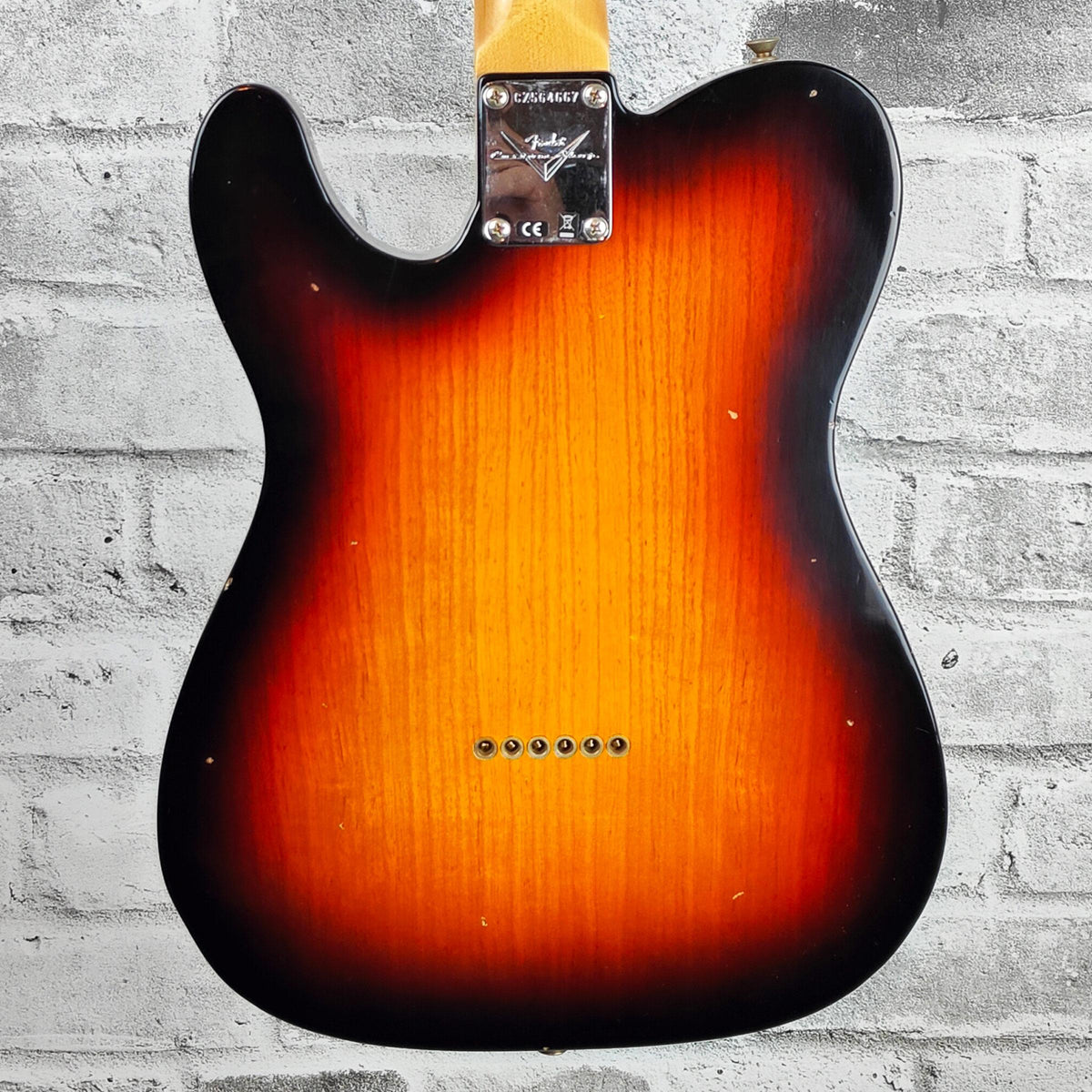Fender Custom Shop 1968 Telecaster Thinline Journeyman Relic, Quartersawn Maple Neck, 3-Color Sunburst