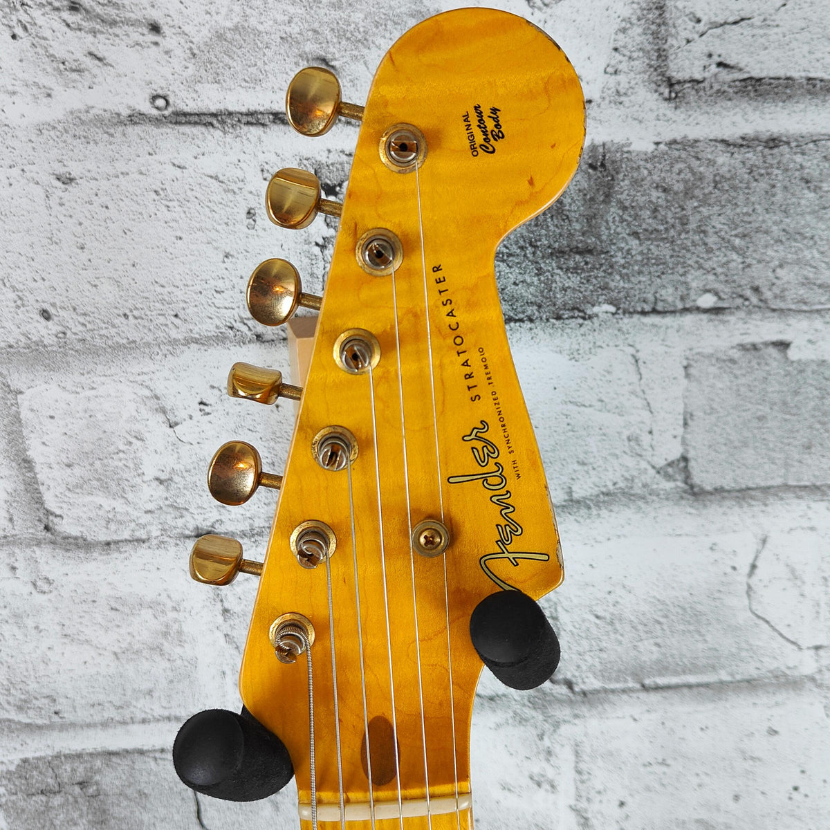 Fender Custom Shop Limited Edition - Limited Edition '55 Bone Tone Strat Relic, 2A Flame Maple Fingerboard, Wide-Fade 2-Color Sunburst with Gold Hardware
