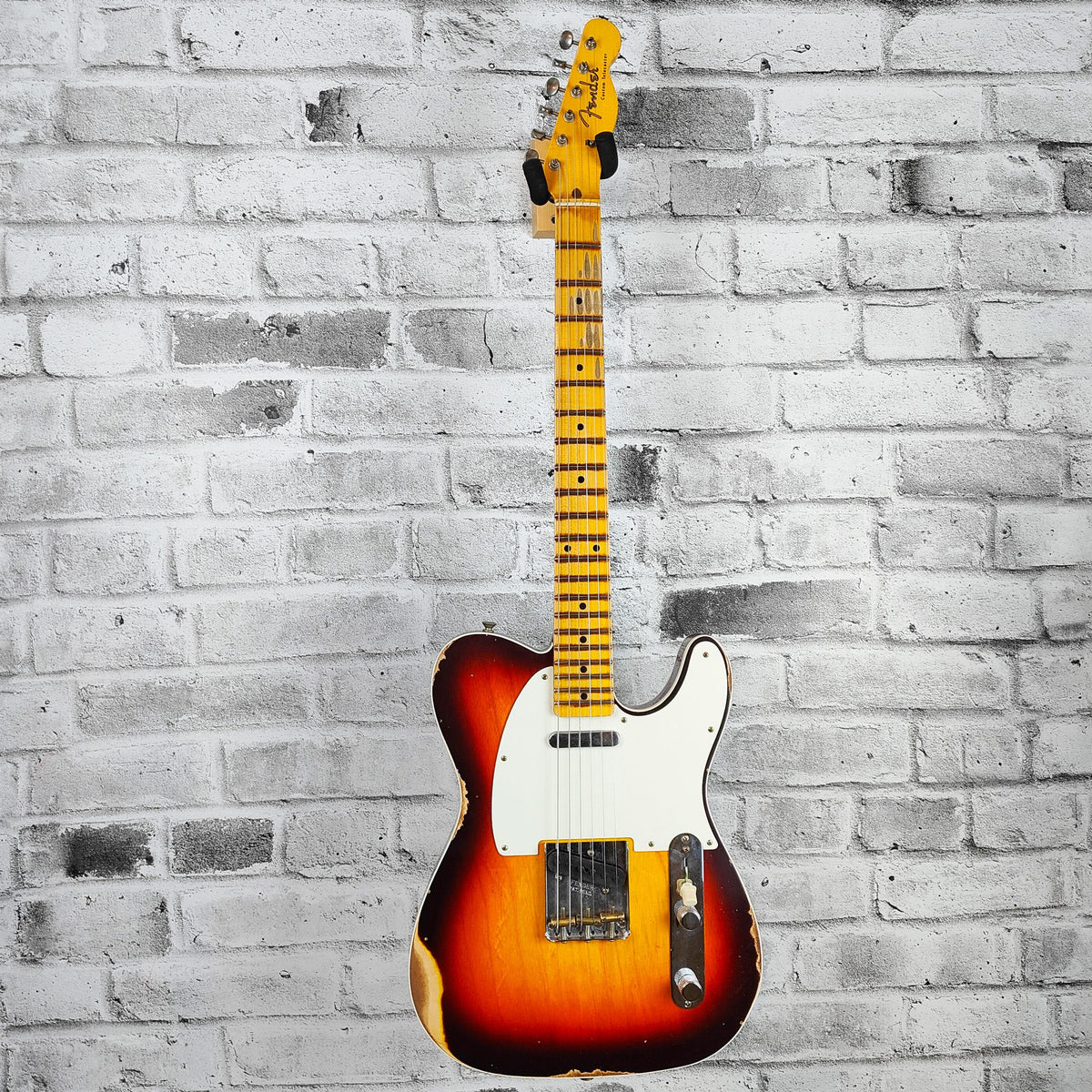 Fender Custom Shop '59 Tele Custom Relic, Maple Neck, Wide-Fade Chocolate 3-Color Sunburst