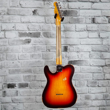 Fender Custom Shop '59 Tele Custom Relic, Maple Neck, Wide-Fade Chocolate 3-Color Sunburst