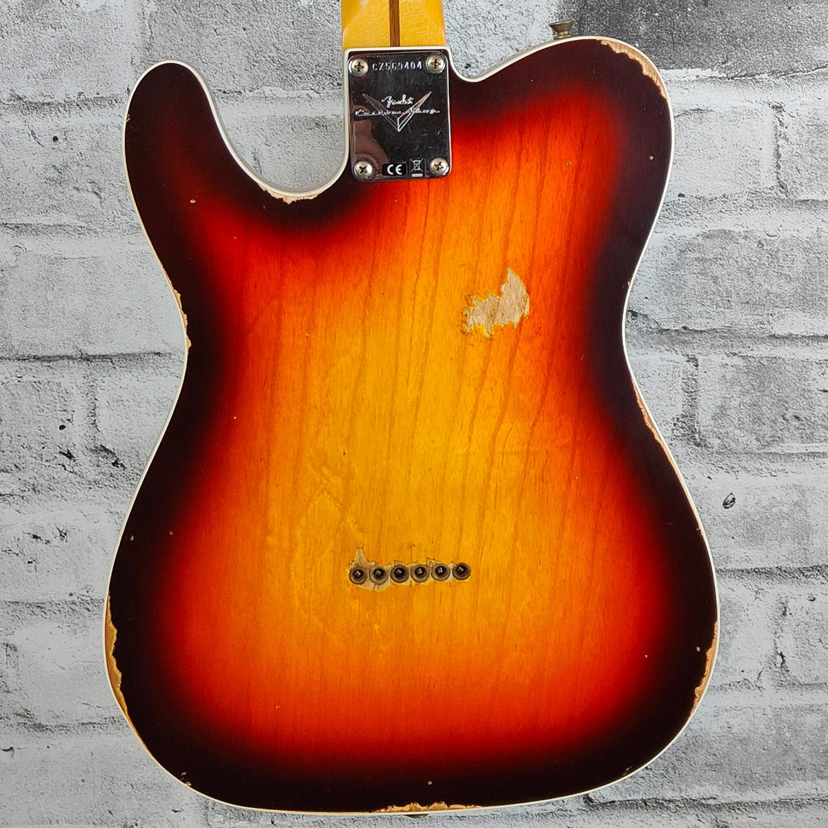 Fender Custom Shop '59 Tele Custom Relic, Maple Neck, Wide-Fade Chocolate 3-Color Sunburst