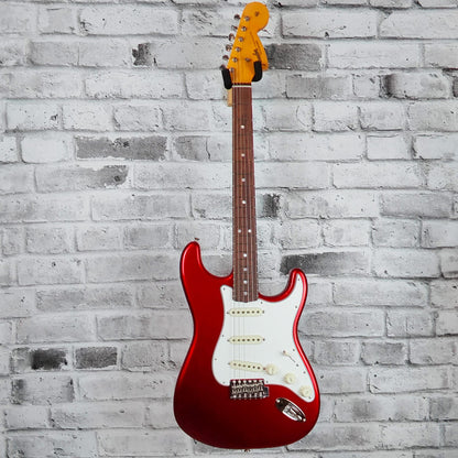 Fender Custom Shop '66 Strat Deluxe Closet Classic, Rosewood Fingerboard, Faded Aged Candy Apple Red
