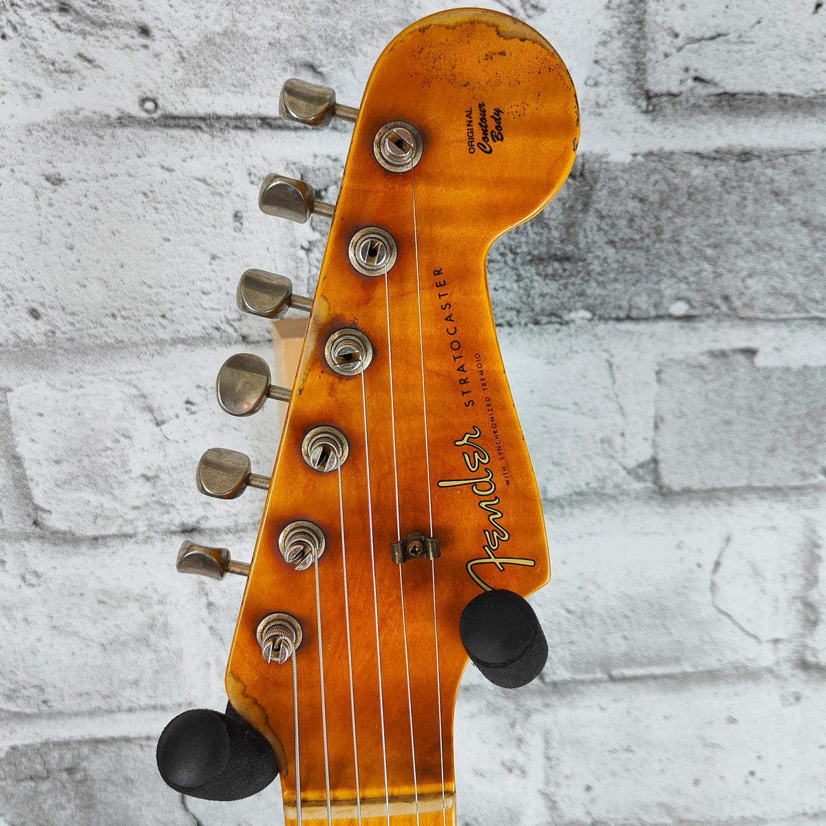Fender Custom Shop Limited Edition Red Hot Strat Super Heavy Relic, Maple Fingerboard, Faded Aged Chocolate 3-Color Sunburst