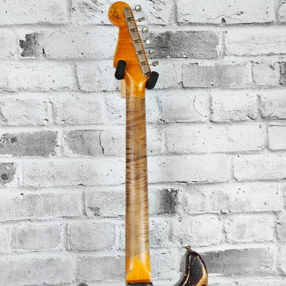 Fender Custom Shop Limited Edition Red Hot Strat Super Heavy Relic, Maple Fingerboard, Faded Aged Chocolate 3-Color Sunburst
