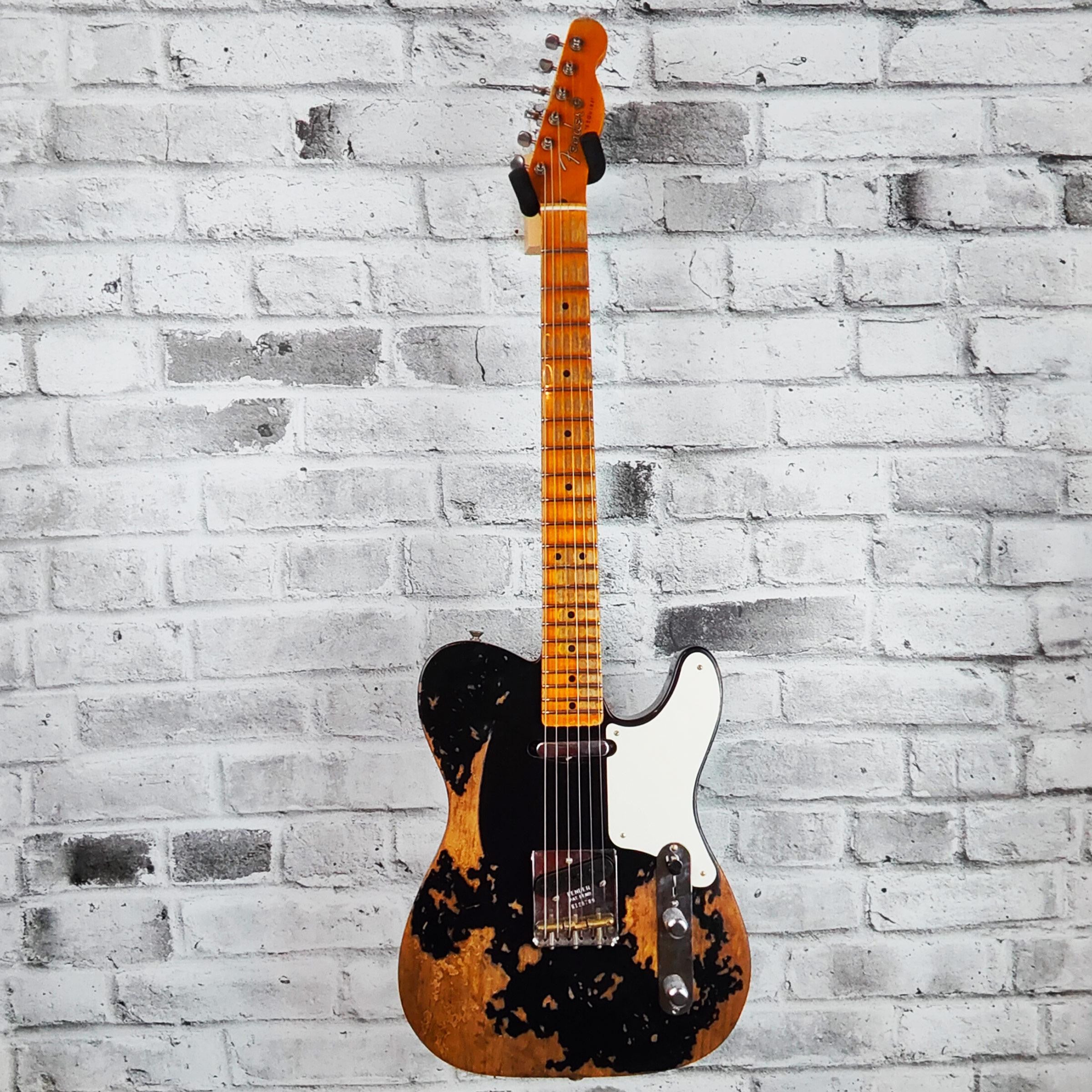 Fender Custom Shop Limited Edition Double Esquire Super Heavy Relic, Aged Black