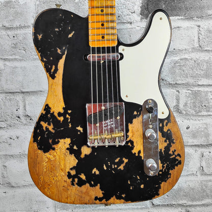 Fender Custom Shop Limited Edition Double Esquire Super Heavy Relic, Aged Black