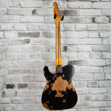Fender Custom Shop Limited Edition Double Esquire Super Heavy Relic, Aged Black