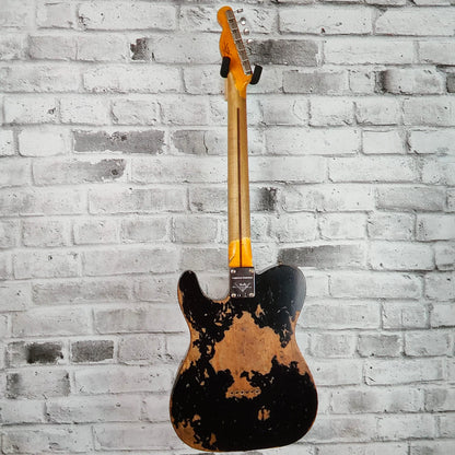 Fender Custom Shop Limited Edition Double Esquire Super Heavy Relic, Aged Black