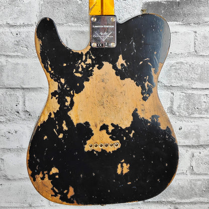 Fender Custom Shop Limited Edition Double Esquire Super Heavy Relic, Aged Black
