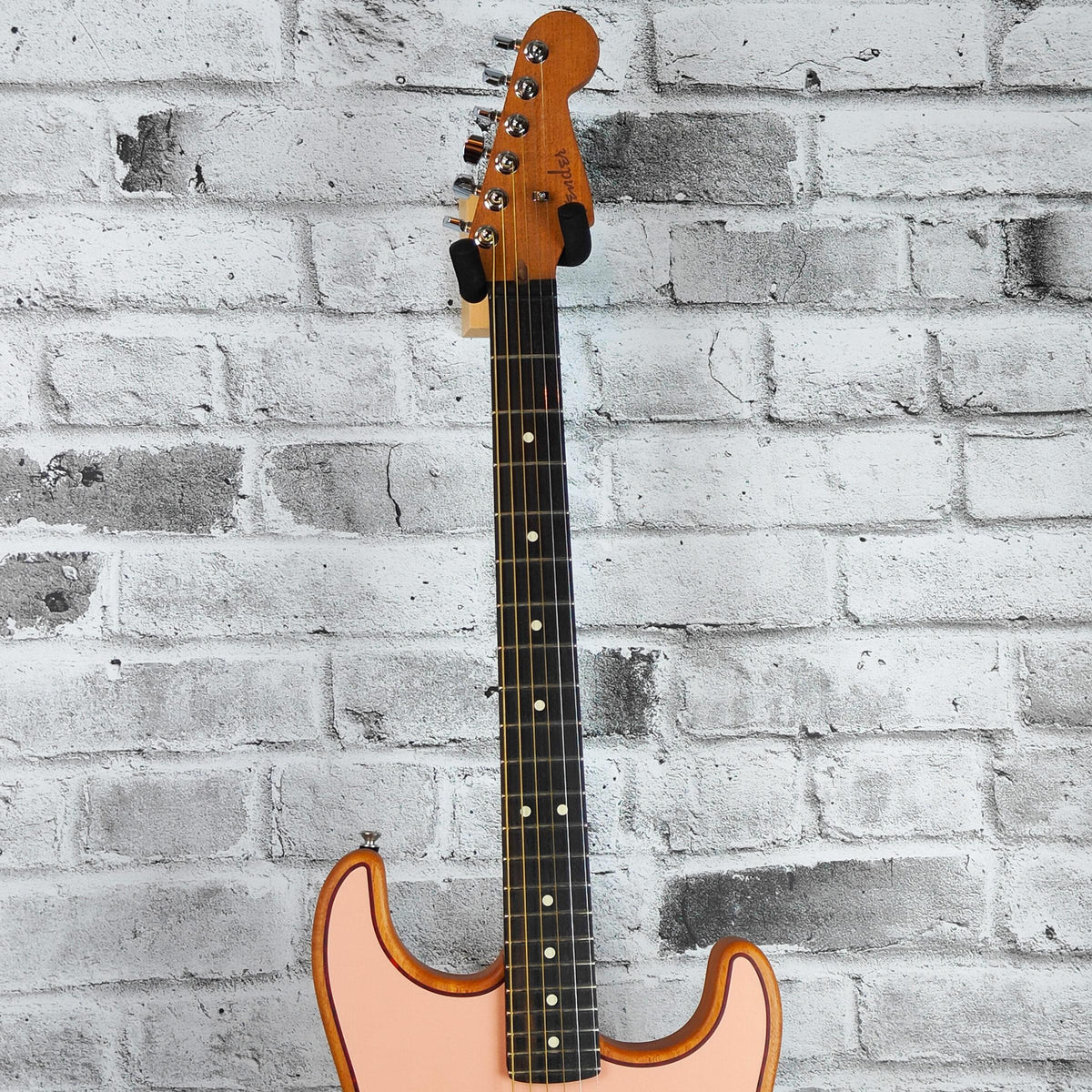 Fender American Acoustasonic Strat, Ebony Fingerboard, Shell Pink - Exclusive for Canada