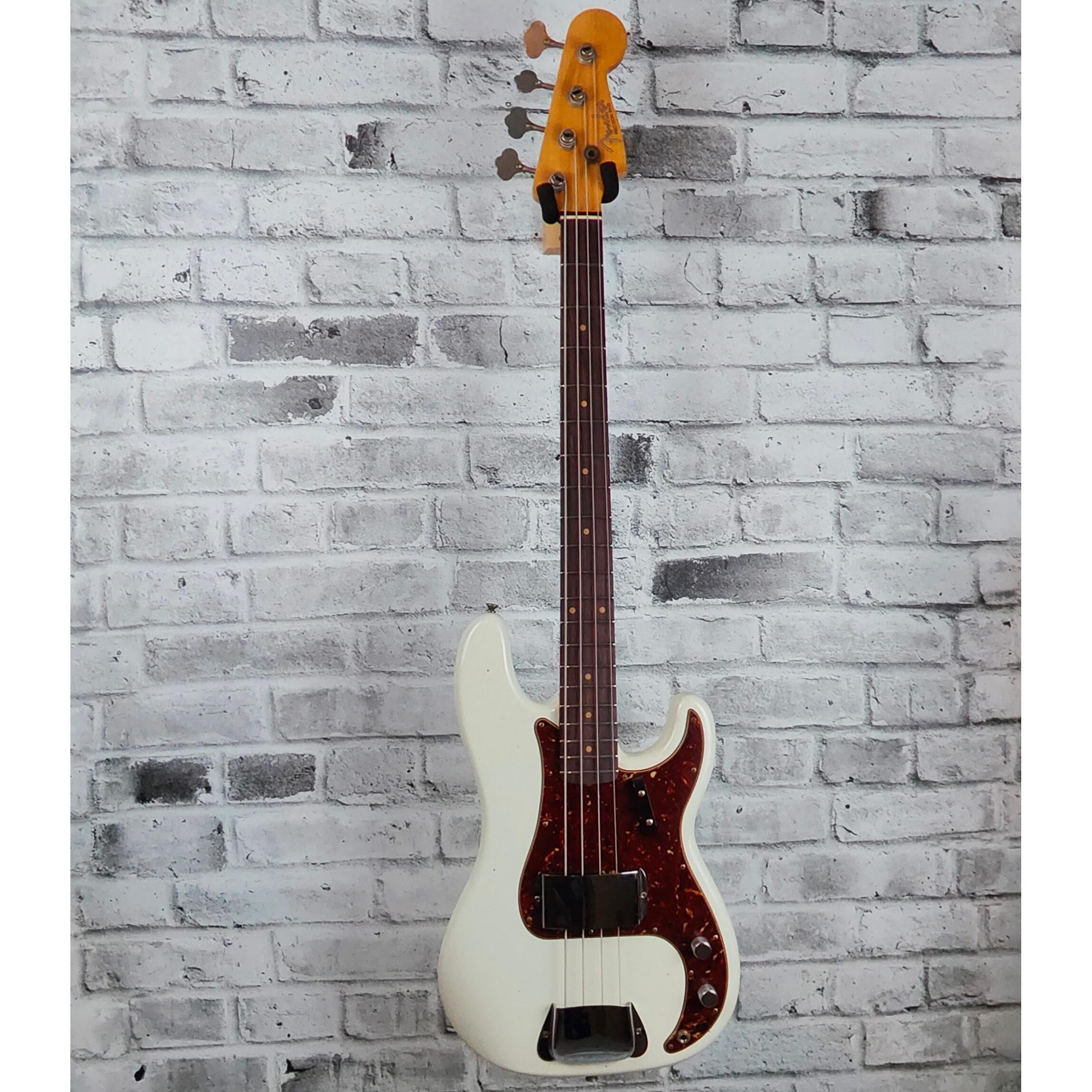 Fender Custom Shop '63 Precision Bass Journeyman Relic, Rosewood Fingerboard, Aged Olympic White