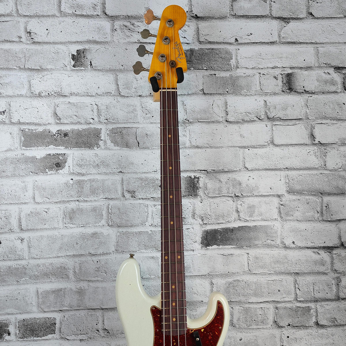 Fender Custom Shop '63 Precision Bass Journeyman Relic, Rosewood Fingerboard, Aged Olympic White